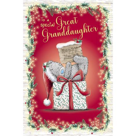Great Granddaughter Me to You Bear Christmas Card £1.89